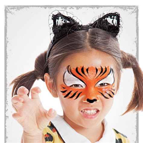 tiger face paint basic|tiger face paint for beginners.